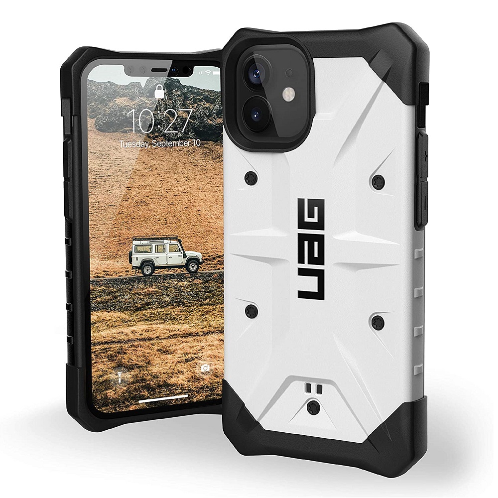 Противоударный защитный чехол UAG Pathfinder White для iPhone 12 mini