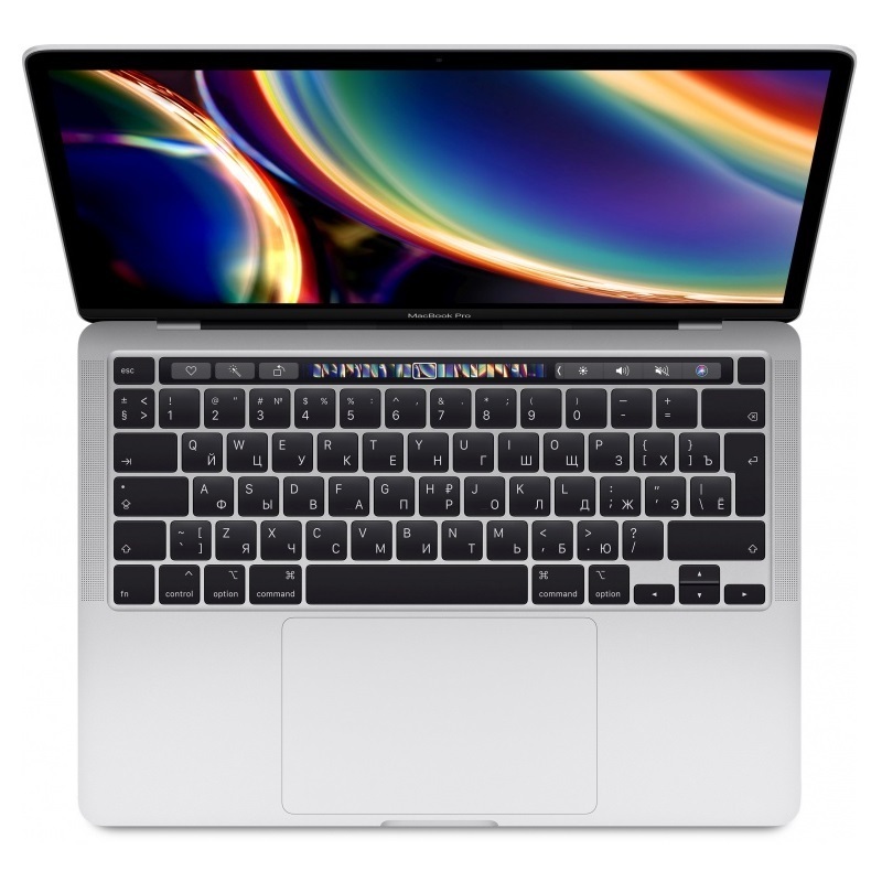 Ноутбук Apple MacBook Pro 13 дисплей Retina с технологией True Tone Mid 2020 Silver (MWP82RU/A) (Intel Core i5 2000MHz/13.3/2560x1600/16GB/1TB SSD/DVD нет/Intel Iris Plus Graphics/Wi-Fi/Bluetooth/macOS)