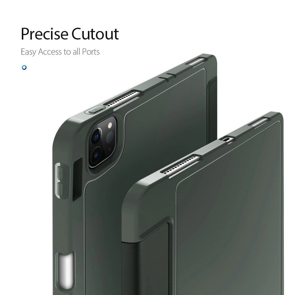 Чехол-книжка Dux Ducis для iPad Pro 11 (2020-2022) Osom Series Green