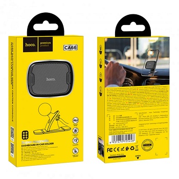 Магнитный автомобильный держатель Hoco CA66 Black