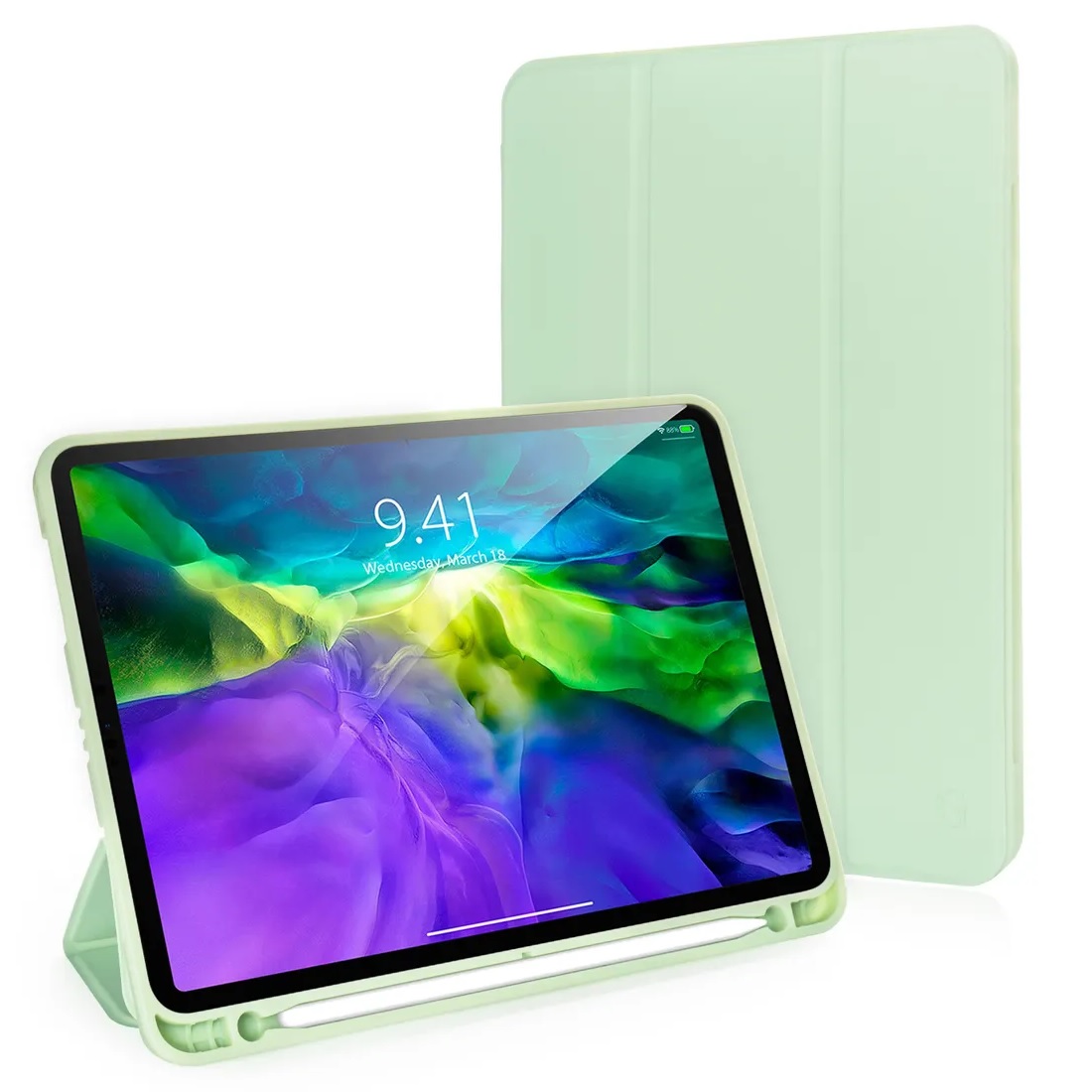 Чехол-книжка Gurdini Milano Series (pen slot) для iPad Air 10.9/11 (2020-2025​) Green