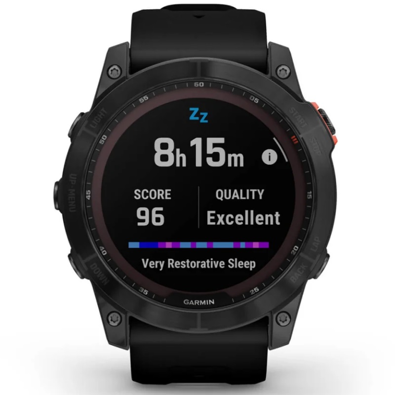 Умные часы Garmin fenix 7X – Solar Edition Slate grey with black band (010-02541-01)