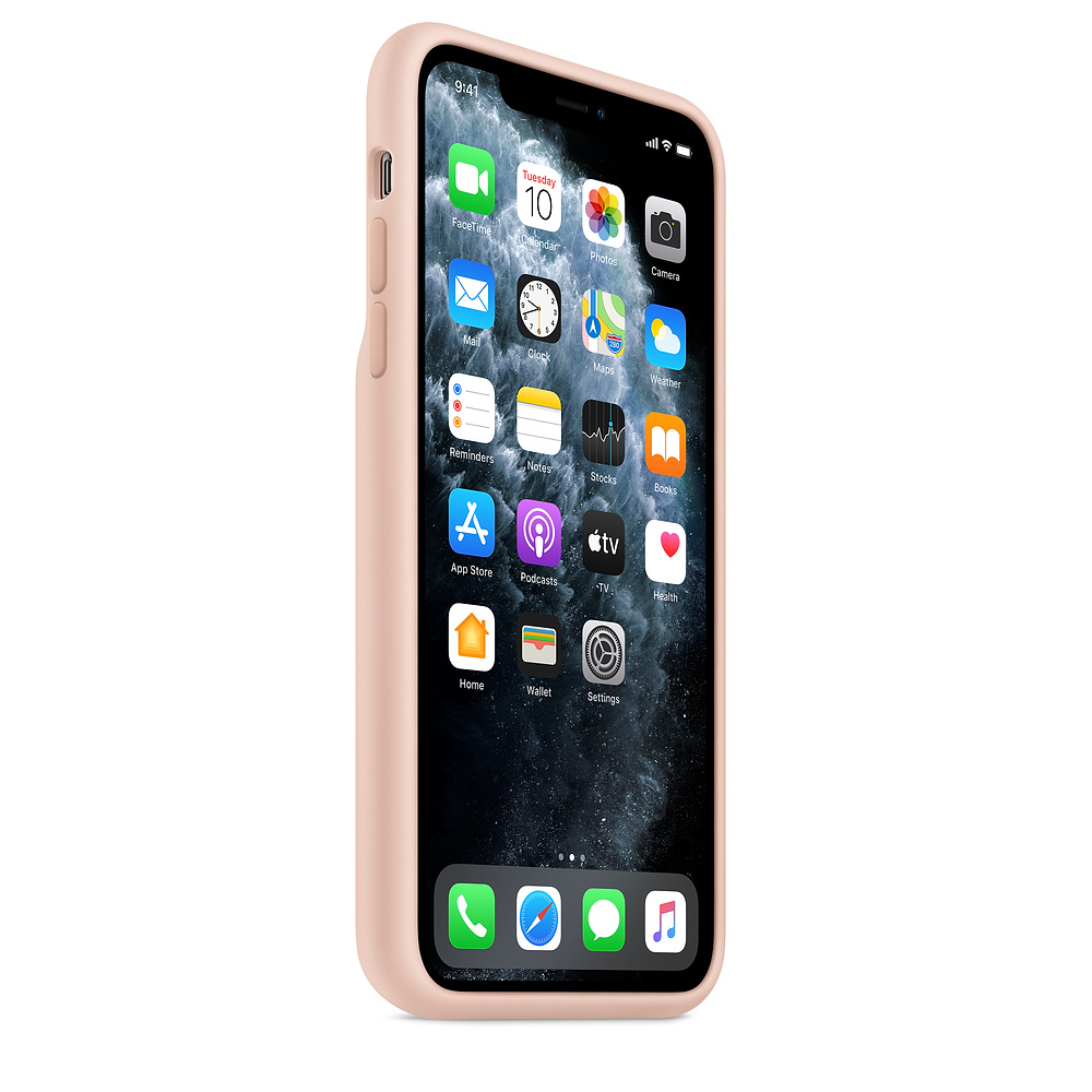 Силиконовый чехол-аккумулятор Apple Smart Battery Case Pink Sand (MWVR2ZM/A) для iPhone 11 Pro Max
