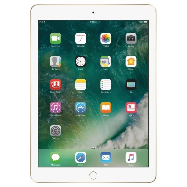 Планшет Apple iPad (2017) 128Gb Wi-Fi Gold (MPGW2RU/A)