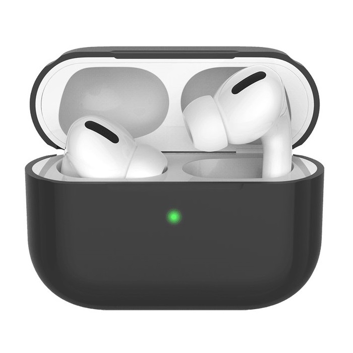 Силиконовый чехол Deppa Black для AirPods Pro (47030)