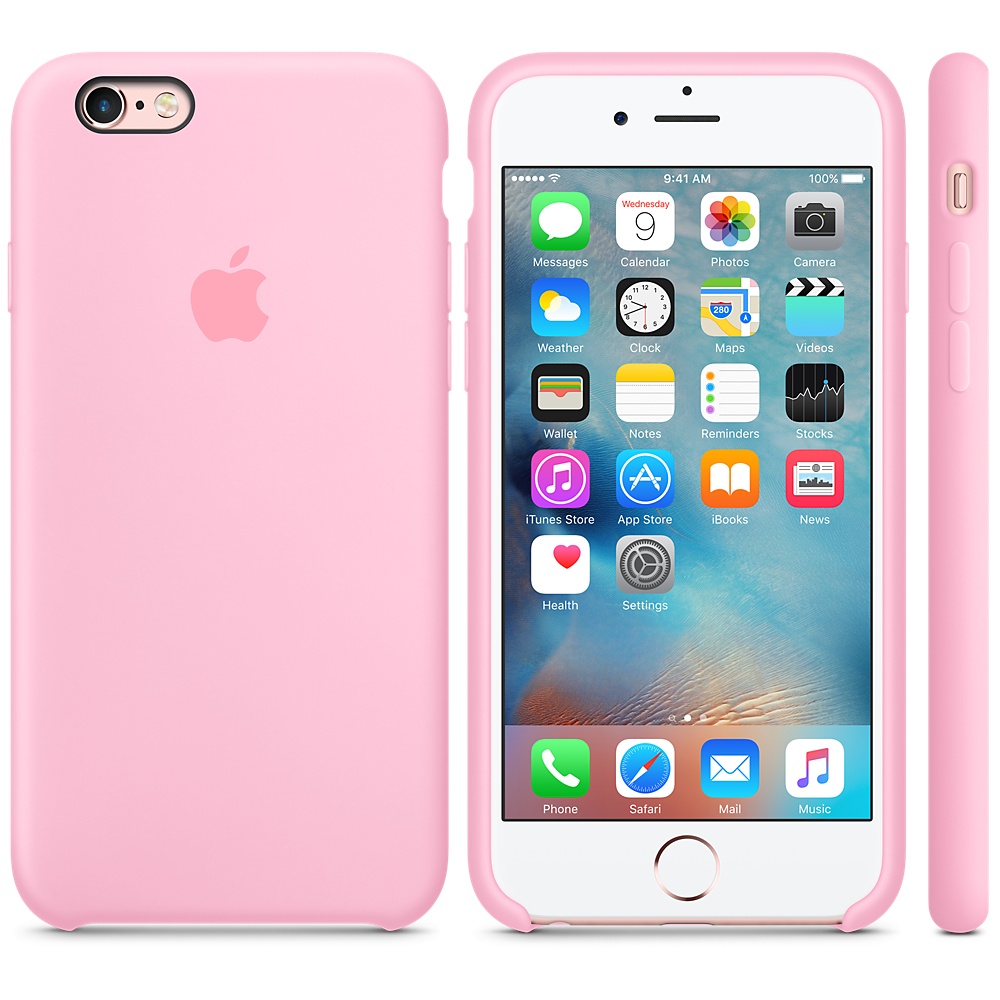Силиконовый чехол Apple iPhone 6S Silicone Case Pink (MM622ZM/A) для iPhone 6/6S