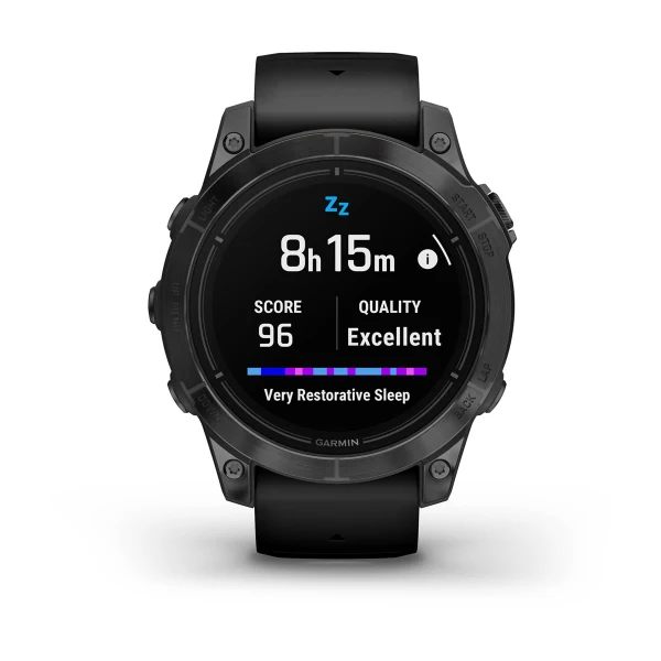 Умные часы Garmin epix Pro (Gen 2) – Standard Edition - 47 mm Slate Grey with Black Band (010-02803-01)